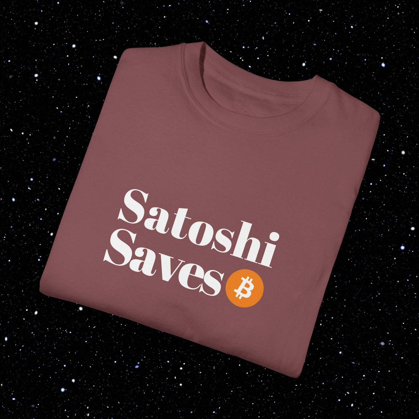 Satoshi Saves - Bitcoin Comfort Colors Tee Shirt