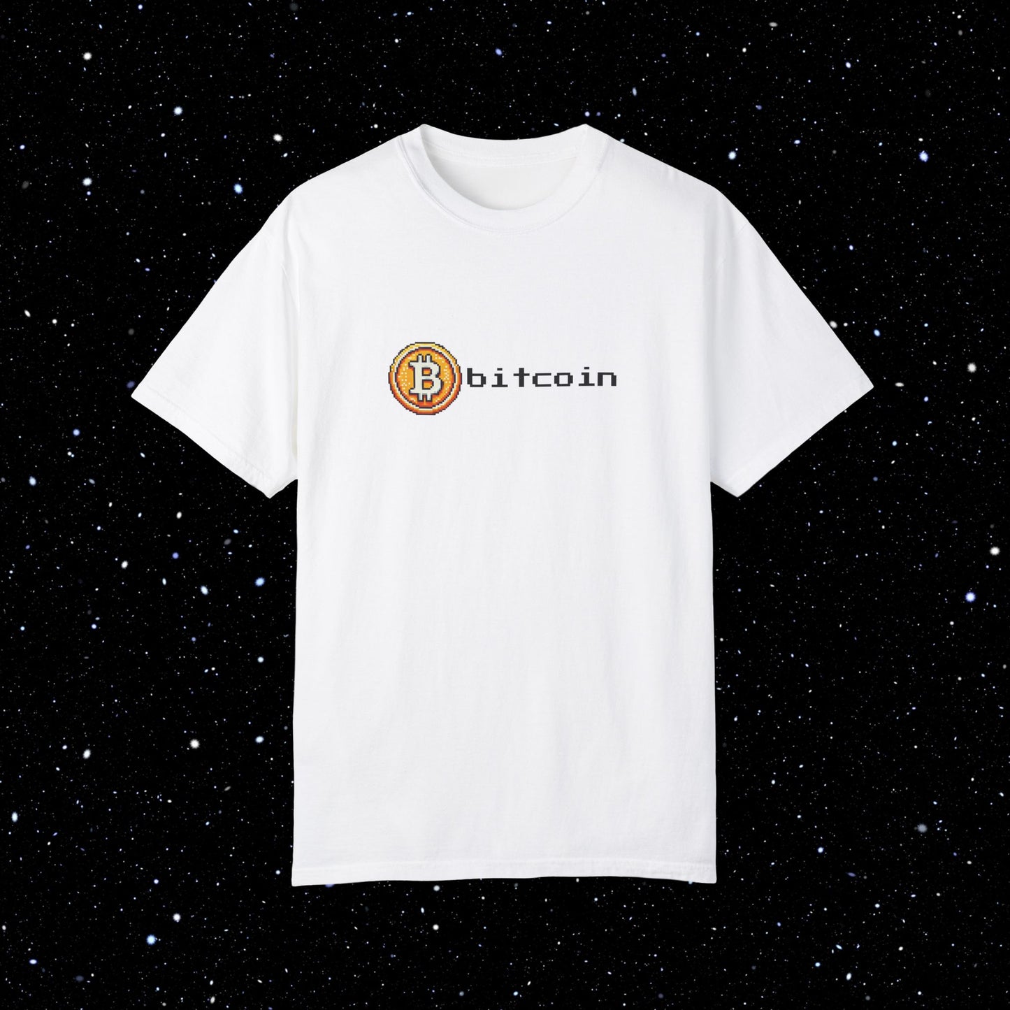 8-Bit Bitcoin Comfort Colors Tee Shirt
