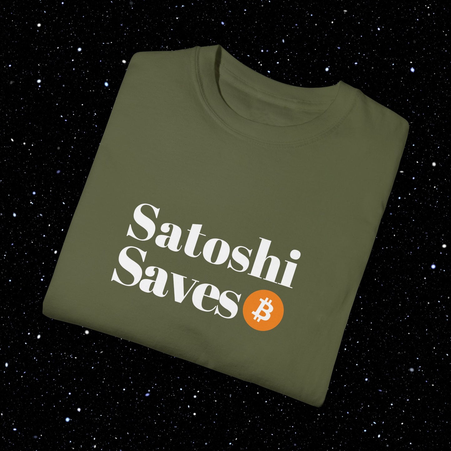 Satoshi Saves - Bitcoin Comfort Colors Tee Shirt