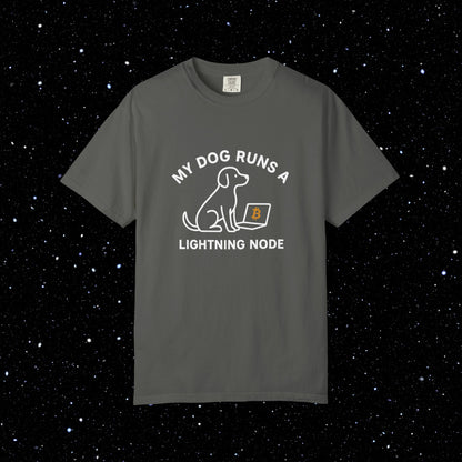 My Dog Runs a Lightning Node Bitcoin Tee