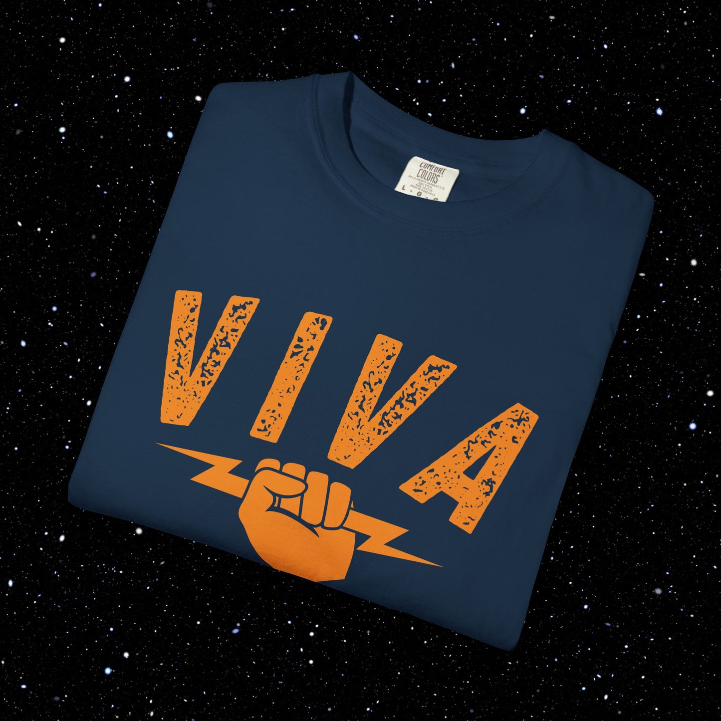 VIVA BTC Front Print Lightning Rod - Comfort Colors Bitcoin Shirt