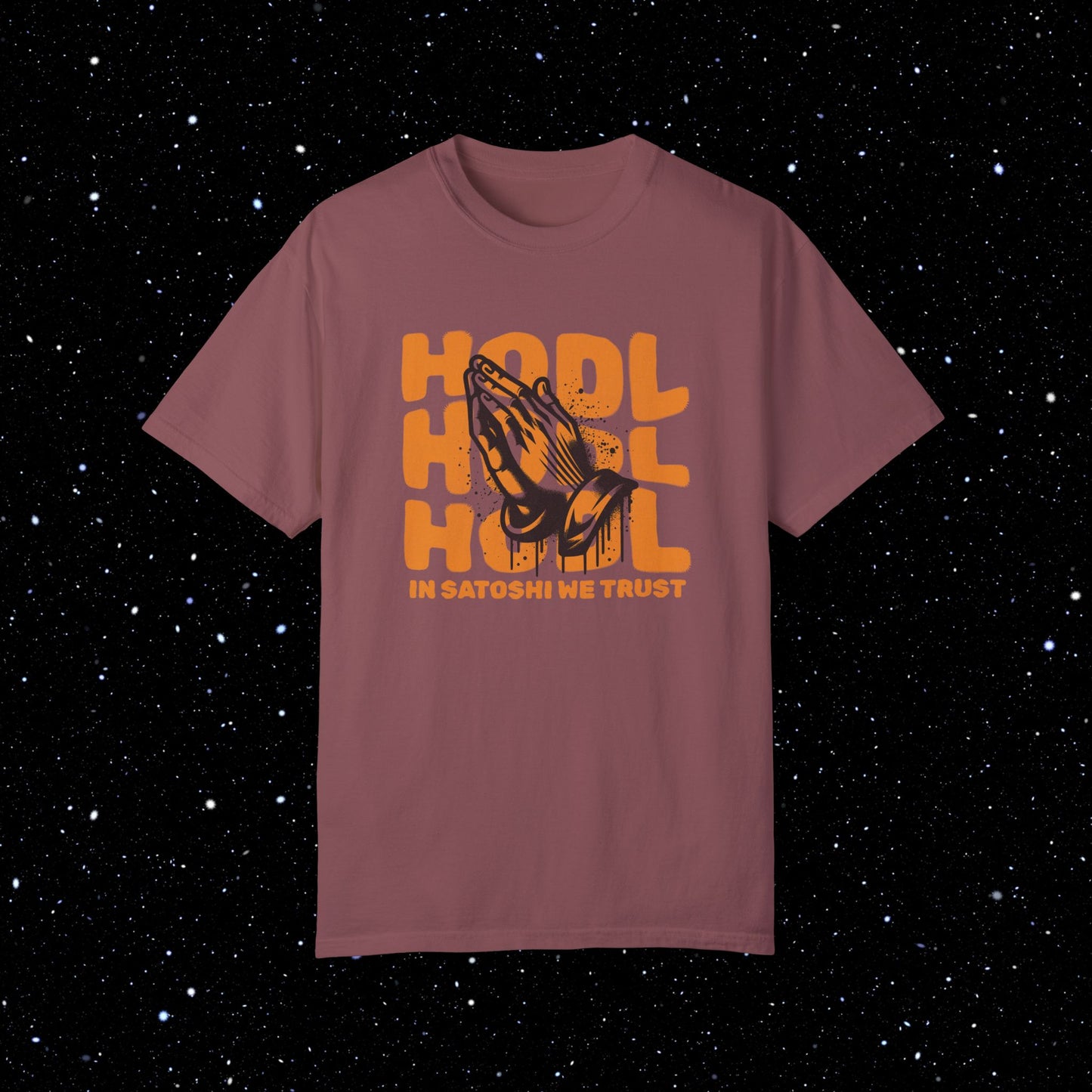 HODL - In Satoshi We Trust - Comfort Colors Bitcoin Tee Shirt