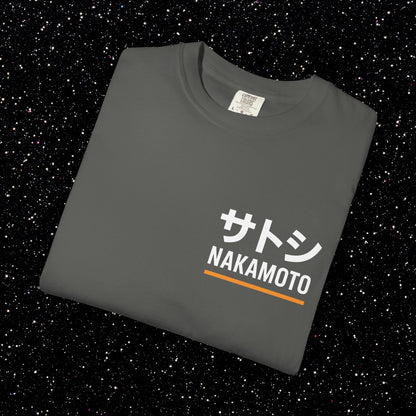 Satoshi Nakamoto — Katakana Backprint Tee