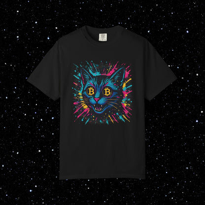 Catoshi Splatter Bitcoin Tee