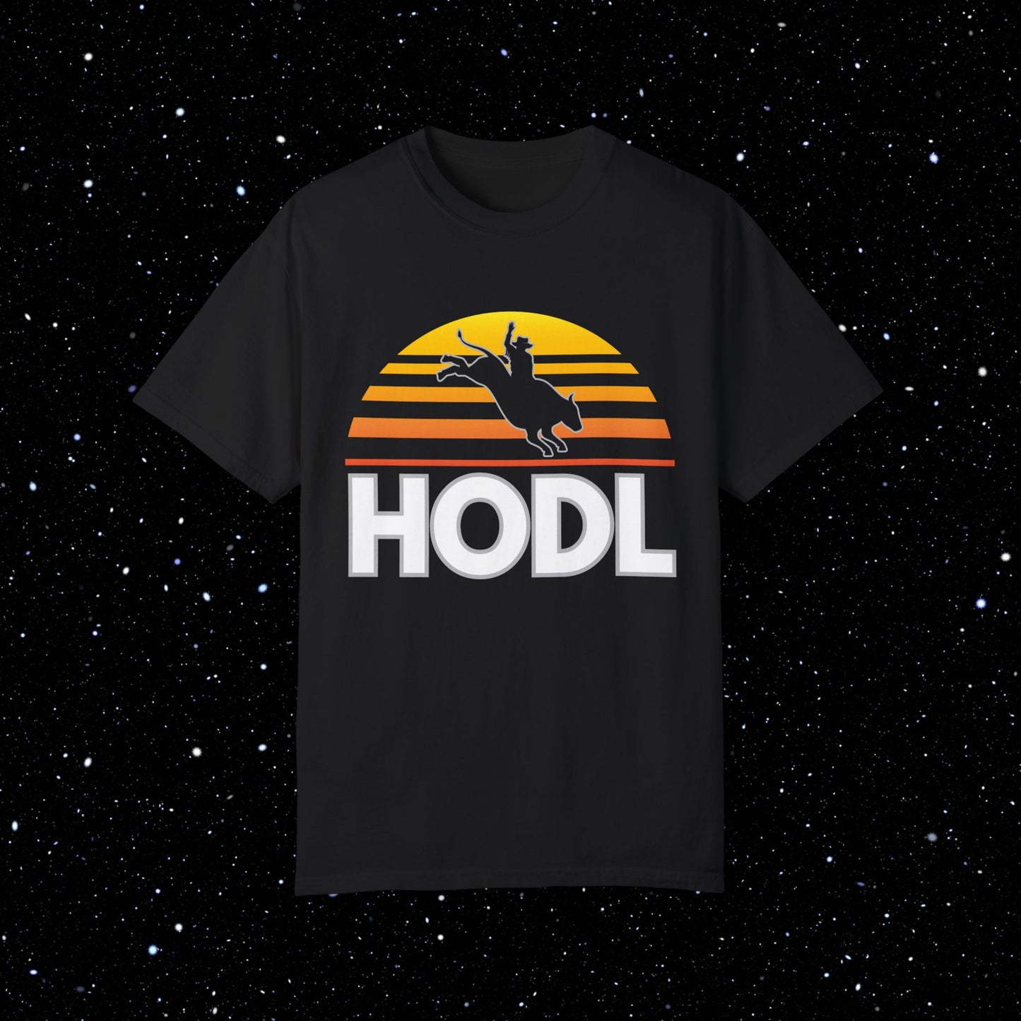 HODL Cowboy - Bitcoin Comfort Colors Tee Shirt