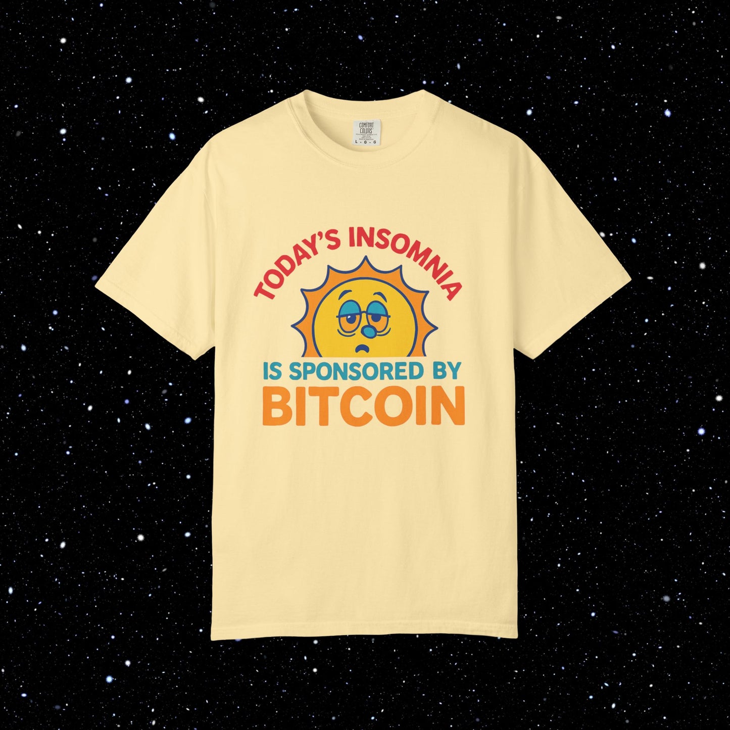 Bitcoin Insomnia Colorful Tee