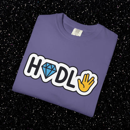 Live Long and HODL Bitcoin Emoji Tee