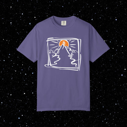 Sunrise Doodle Bitcoin Tee