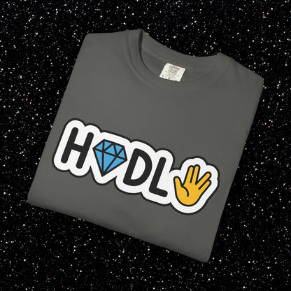 Live Long and HODL Bitcoin Emoji Tee