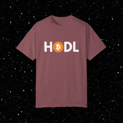 HODL Comfort Colors Bitcoin Tee Shirt