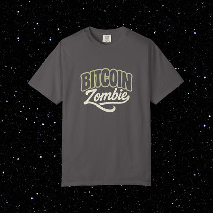 Bitcoin Zombie Typography Tee