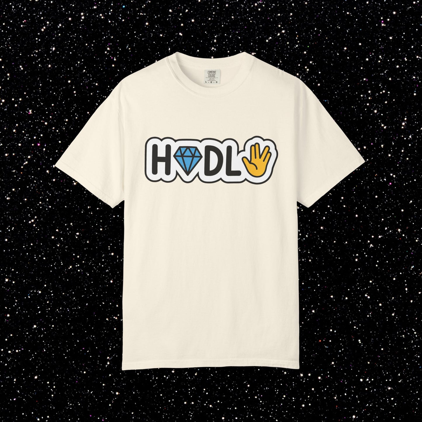 Live Long and HODL Bitcoin Emoji Tee