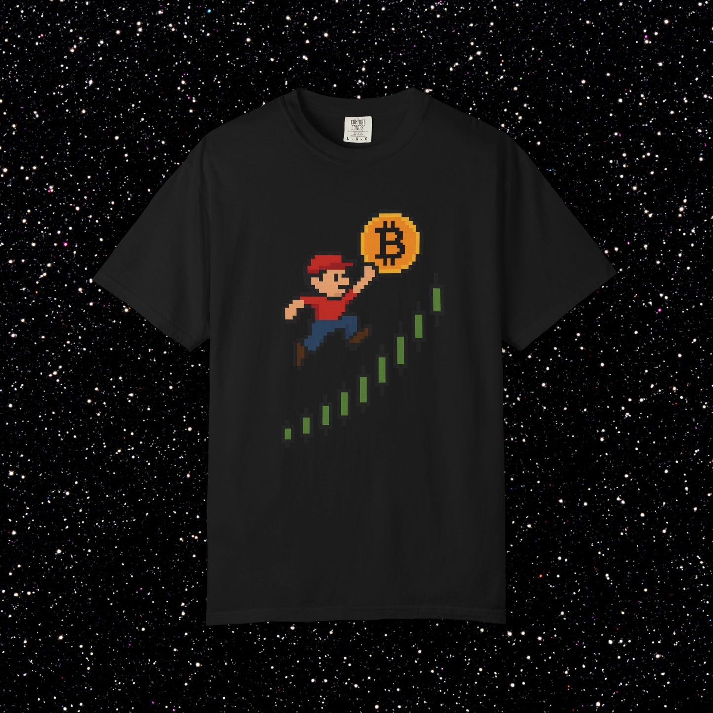 Pixel HODL Runner Tee