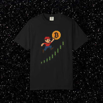 Pixel HODL Runner Tee