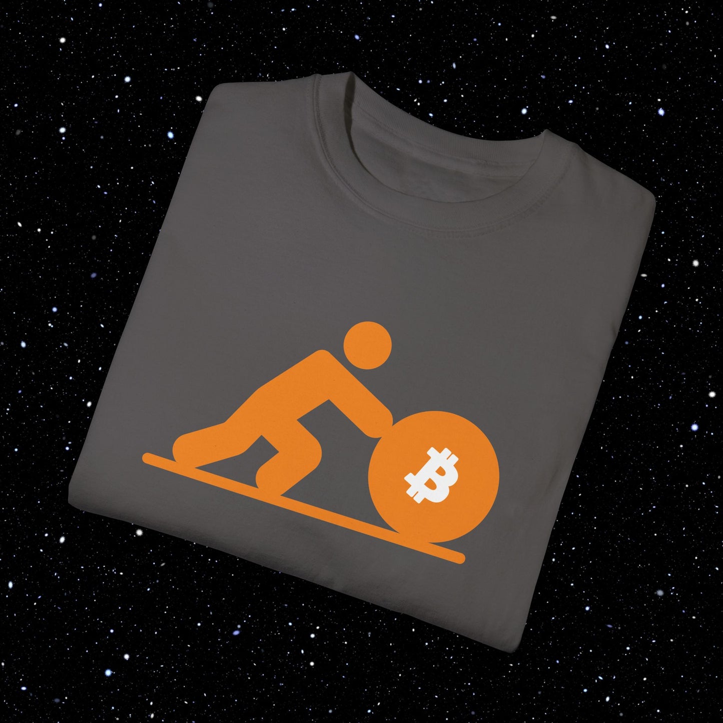 Pushin' B - Bitcoin Comfort Colors Graphic Tee