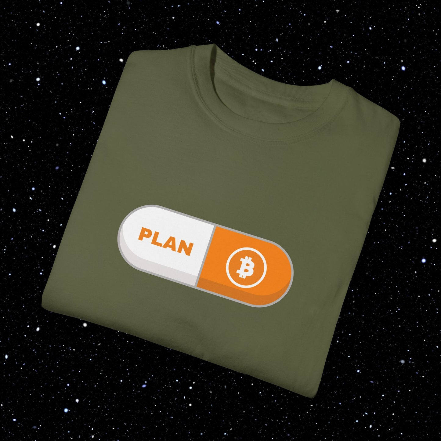 Plan B - Comfort Colors Bitcoin Tee Shirt