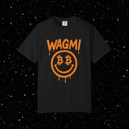 WAGMI Smiley Drip - Bitcoin Tee Shirt