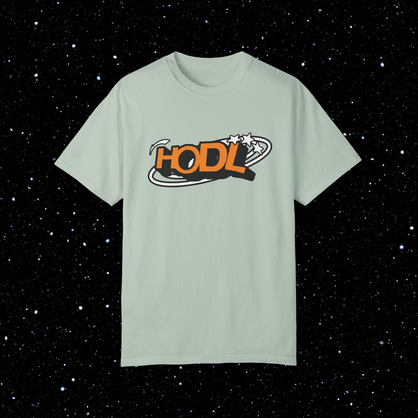 Cosmic HODL Bitcoin Comfort Colors Tee Shirt