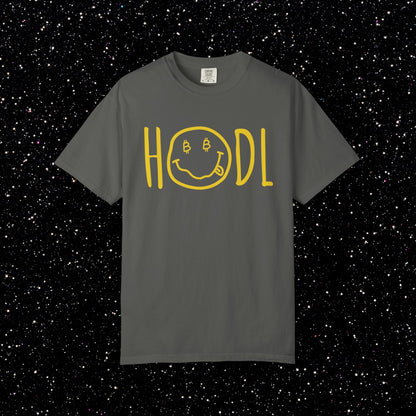 HODL Smiley Line Art Bitcoin Tee