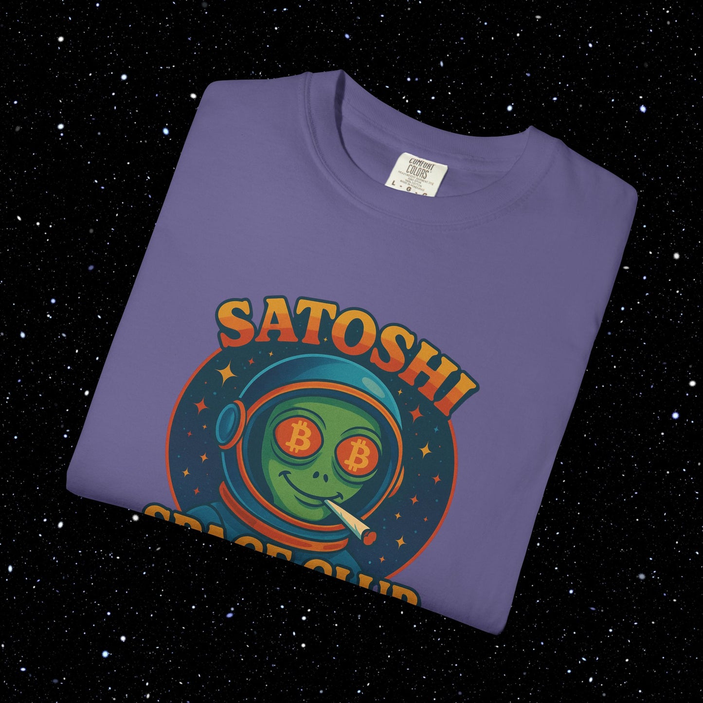 Satoshi Space Club - High on Bitcoin Tee Shirt