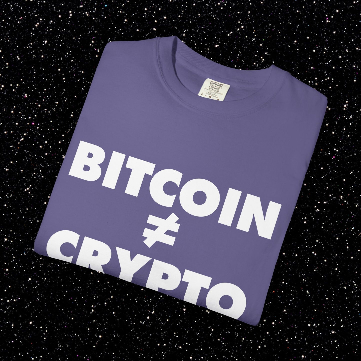 Bitcoin ≠ Crypto Tee