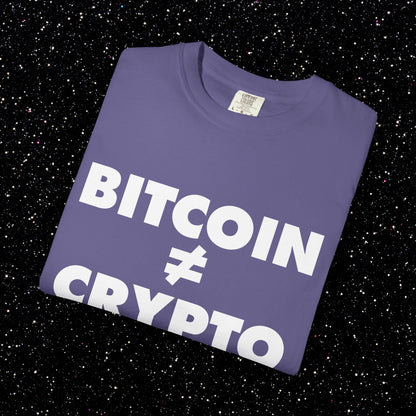 Bitcoin ≠ Crypto Tee