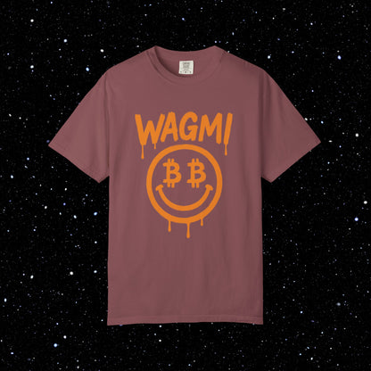 WAGMI Smiley Drip - Bitcoin Tee Shirt