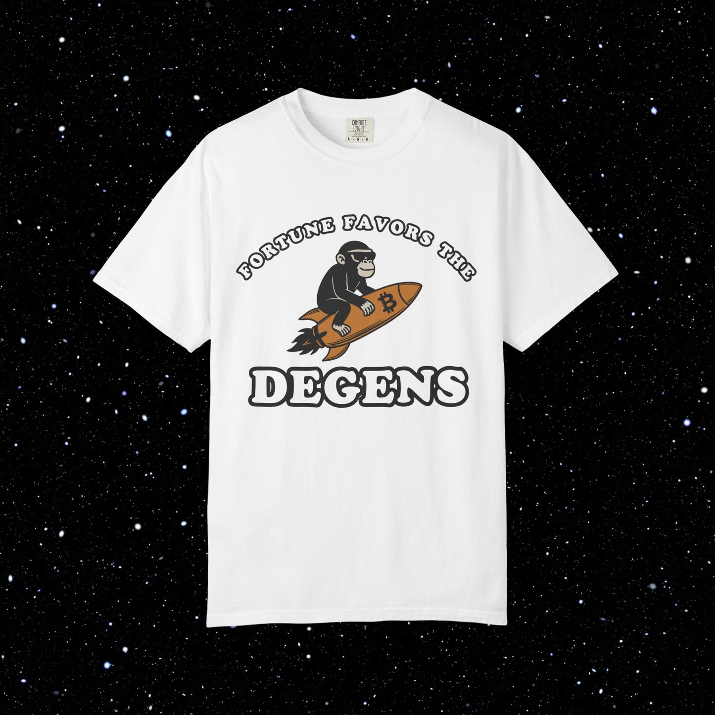 Fortune Favors the Degens Bitcoin Tee