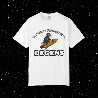Fortune Favors the Degens Bitcoin Tee