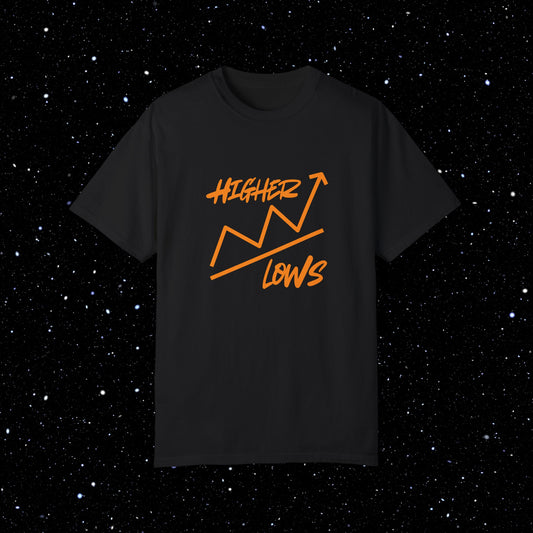 Higher Lows - Bitcoin Tee Shirt