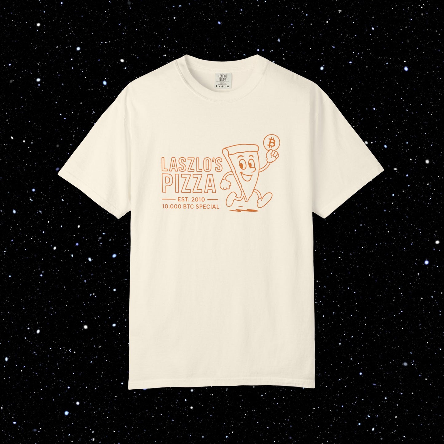 Laszlo's Pizza Bitcoin Tee Shirt