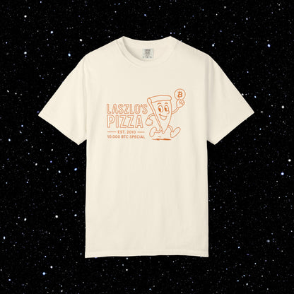 Laszlo's Pizza Bitcoin Tee Shirt