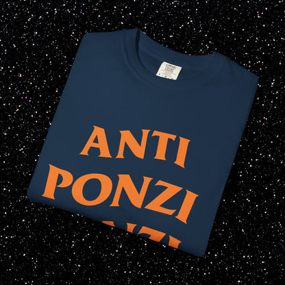 Anti Ponzi Ponzi Club Bitcoin Tee