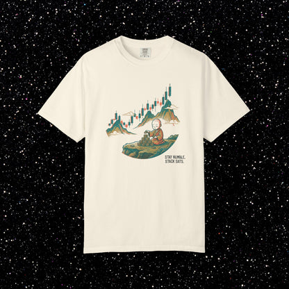 Stay Humble Stack Sats Ukiyo-e Tee