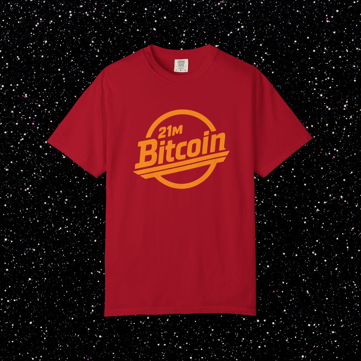 21M Bitcoin Retro Badge Tee