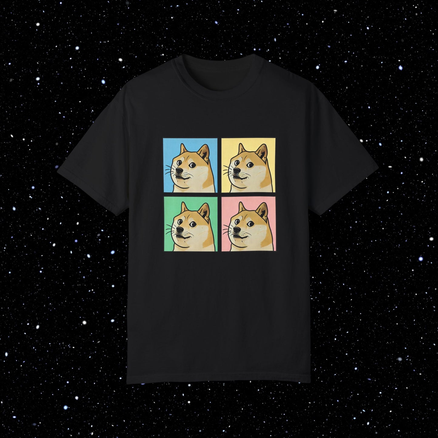 Pastel 4-Panel Doge T-Shirt