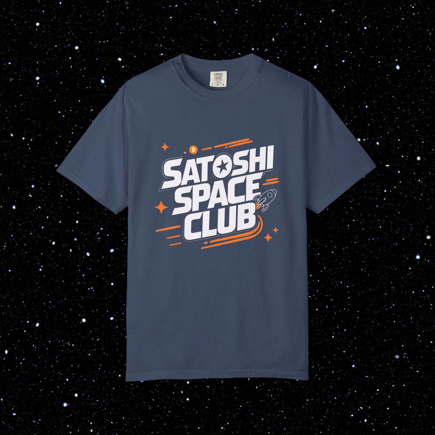 Satoshi Space Club Warp Speed Tee