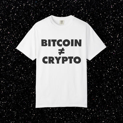 Bitcoin ≠ Crypto Tee