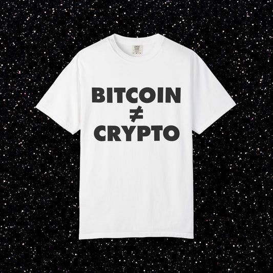 Bitcoin ≠ Crypto Tee