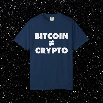 Bitcoin ≠ Crypto Tee