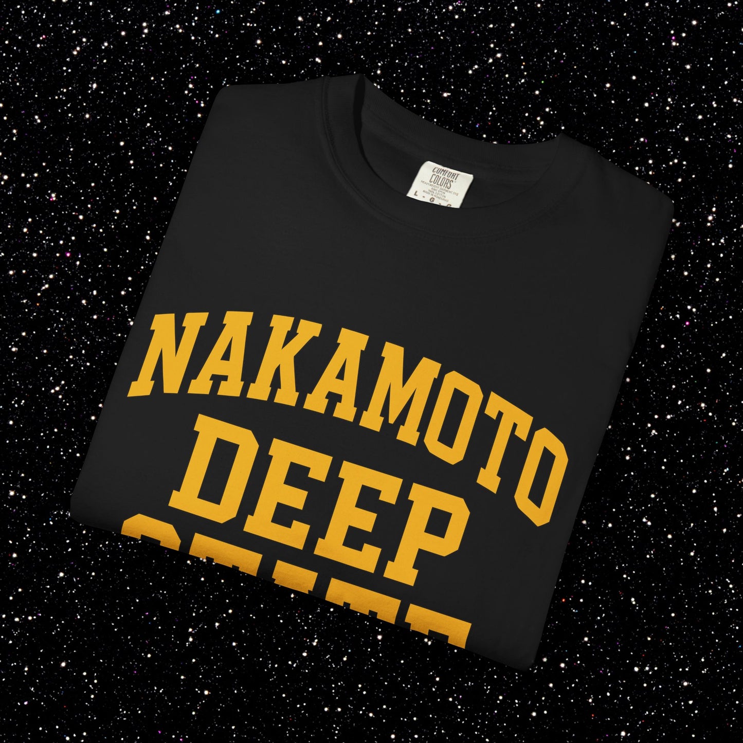 Nakamoto Deep State – Collegiate Bitcoin Tee