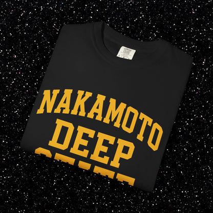 Nakamoto Deep State – Collegiate Bitcoin Tee
