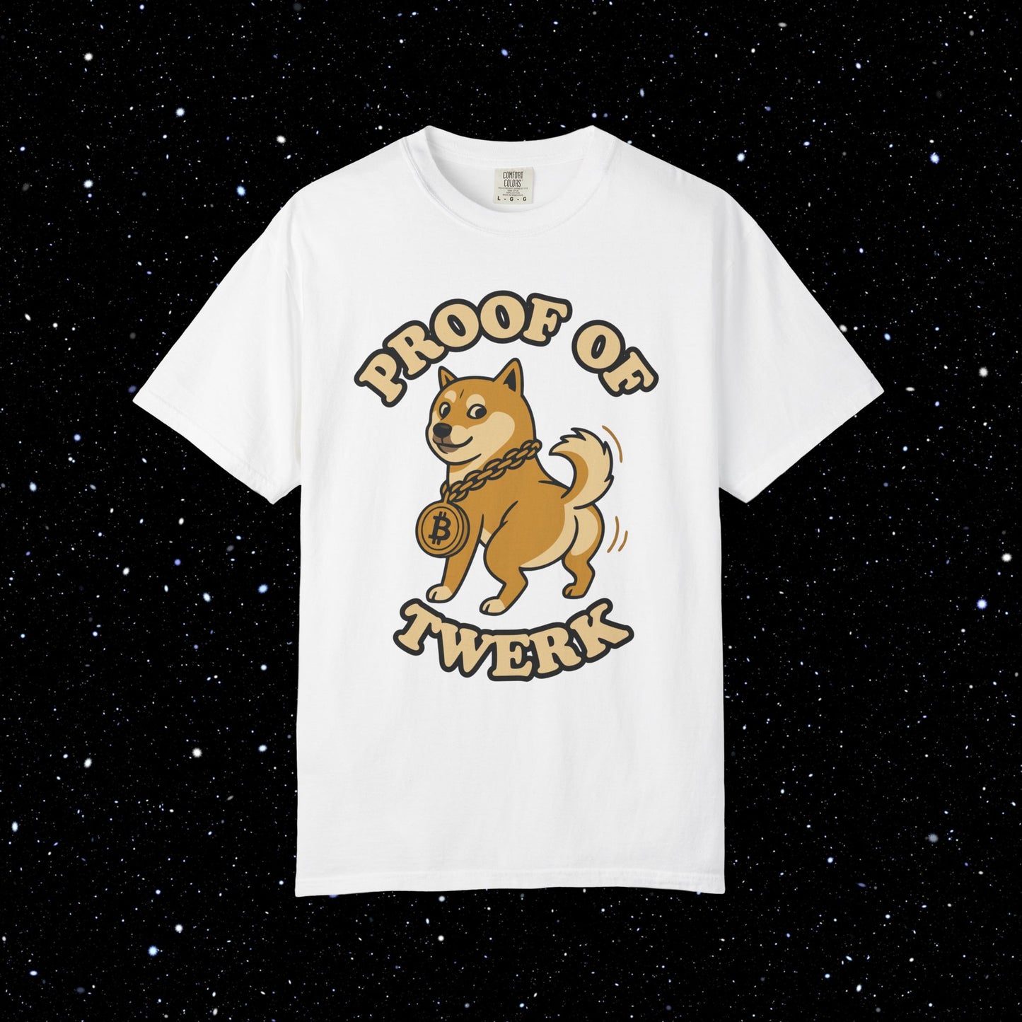 Proof of Twerk Circle Logo Bitcoin Tee