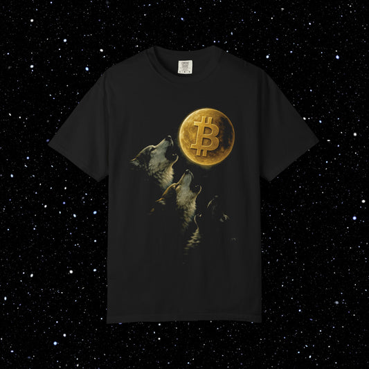3 Wolf Boom Bitcoin Tee