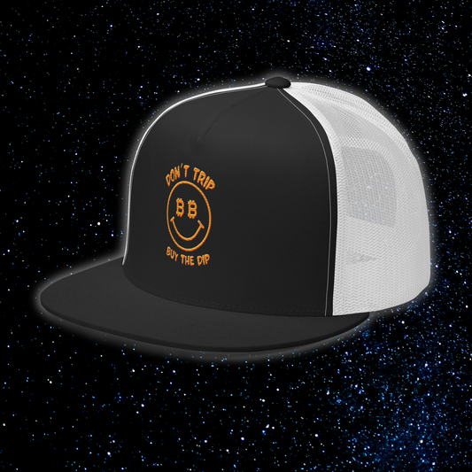 Don’t Trip Buy the Dip Bitcoin Trucker Hat