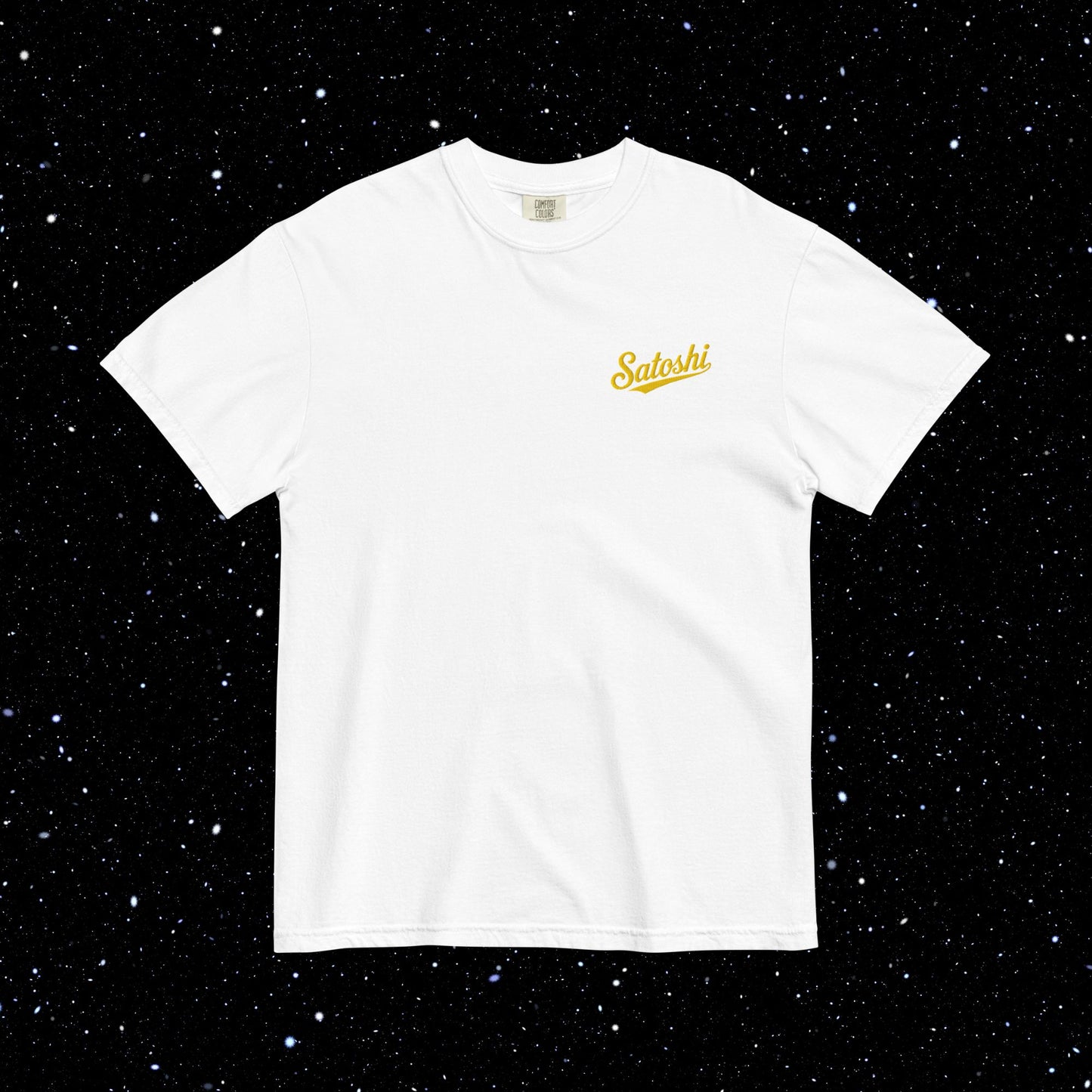 Satoshi Embroider Bitcoin Tee Shirt