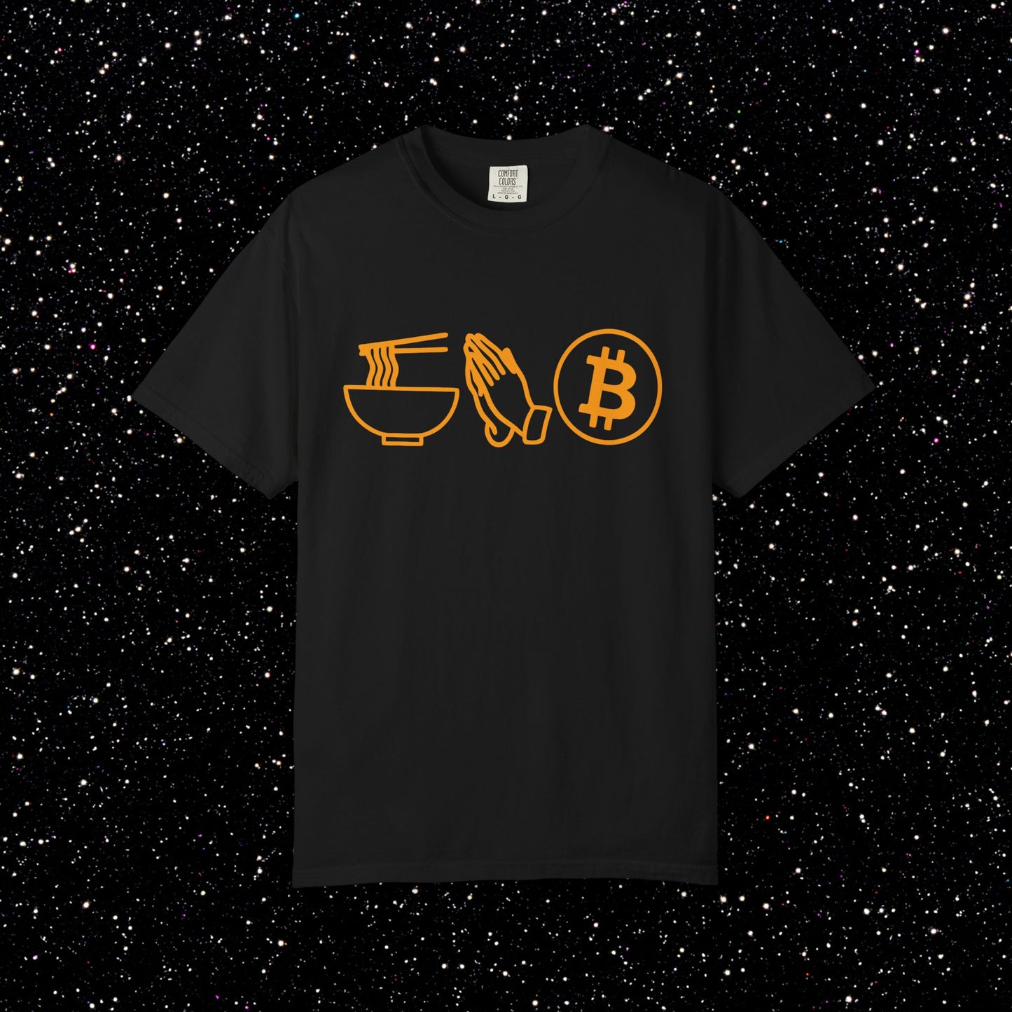 Eat Pray Bitcoin Tee