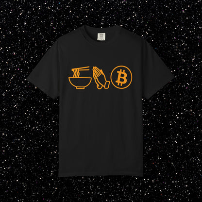 Eat Pray Bitcoin Tee