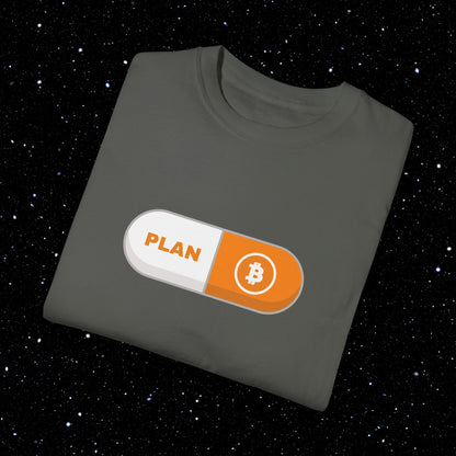 Plan B Pill - Comfort Colors Bitcoin Tee Shirt