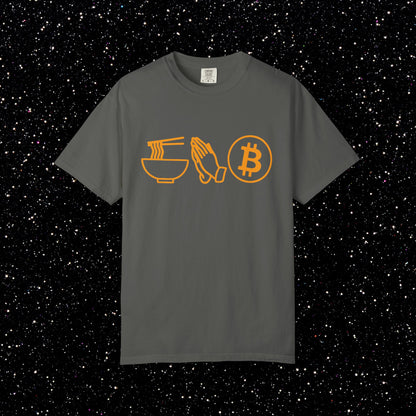 Eat Pray Bitcoin Tee